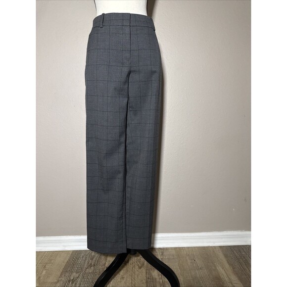 Ann Taylor Pants - Ann Taylor Pants Trousers Size 6 Gray Plaid EUC